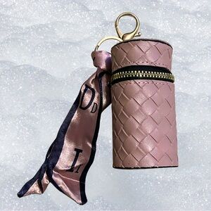 Pink Woven Fashion Keychain